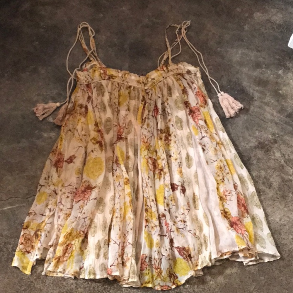 Free People Gauzy Feel Camisole Babydoll Tunic